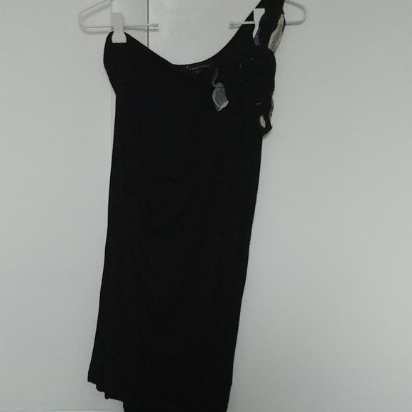 Black one shoulder dress - Picture 1 of 4